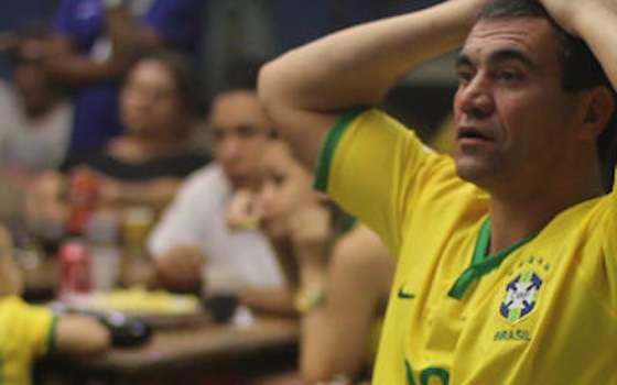 Brazilians Confront Defeat - 2014 World Cup Semifinals