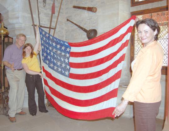 In Burgundy, French aristocrats still treasure the 48-star flag they hoisted over their chateau on the day in 1944 when American troops liberated them from the Nazis.