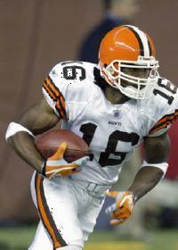 NFL 2010 Cleveland Browns kick returner-wide receiver JOSHUA CRIBBS