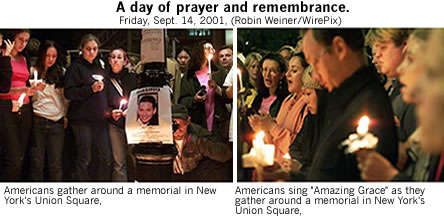 A Day of Prayer and Remembrance 9/14/2001
